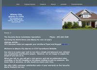 Albany City Alarms & CCTV Surveillance's website