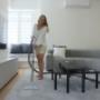 vacuuming with central vac