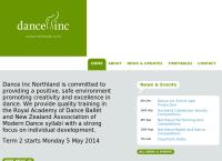 Dance Inc Northland's website