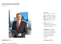 Anthony Rogers Barrister LLM (Hons)