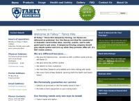 Fahey Fence Hire Ltd's website