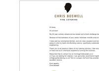 Chris Boswell Fine Catering