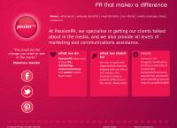 Passion PR's website