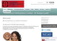 Christchurch Orthodontics Ltd's website