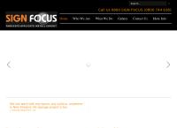 Sign Focus's website