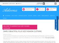 Adornz Plus Size Clothing Auckland's website