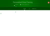Personalised Driver Training's website