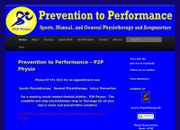 P2P Physio (Prevention To Performance Physiotherapy)'s website