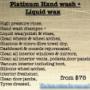Platinum Wash