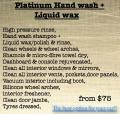 Platinum Car Wash from $75