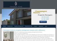 champagne homes's website
