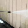 Water blasting house cleaning