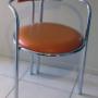 50's chrome and vinyl chairs