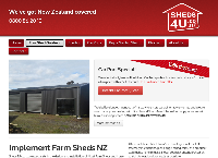 Sheds4U's website