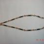 9 ct gold & greestone Fob Chain
