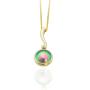 Blue pearl pendant