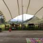 Canopy over deck