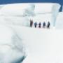 Snow shoeing on the upper Tasman Glacier