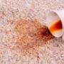 Removing stains in carpet