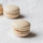 Caramel coffee macaroons