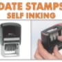 date self inking stamps