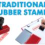 traditional rubber stamps