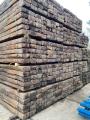 Used railway sleepers