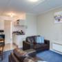 Spacious suite with kitchen area