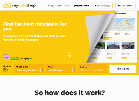 My Auto Shop's website