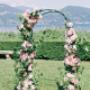 rose wedding arch
