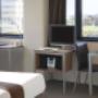 Guest room with flat-screen television