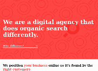 Organik Search's website