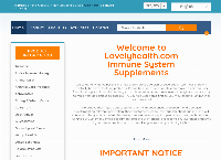 Lovely Health's website