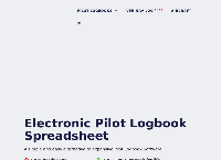Excel Pilot Logbook