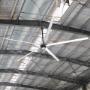 Industrial ceiling fan in situ