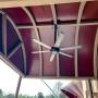 commercial cafe fan in situ