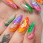 +1 Length Acrylgel extensions + Intricate art