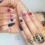 Acrylgel extensions + Intricate art