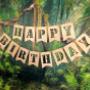 Happy Birthday Dino Bunting and Backdrop
