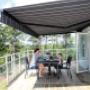 Te Ra folding arm retractable canvas awning