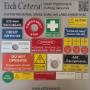 Solar labels, electrical labels