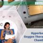 Hyperbaric oxygen therapy chamber