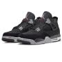 NIKE Air Jordan 4 Black Canvas