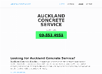 Auckland Concrete Service's website