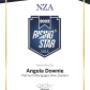 NZ Adviser Rising Stars 2022, Winner's certificate - Angela Downie