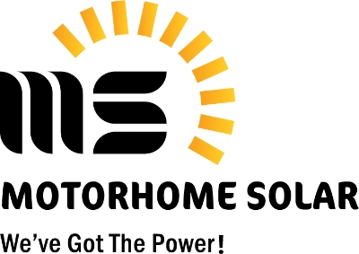 Motorhome Solar Logo on white, transparent background