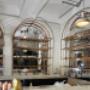 Arched bar shelves