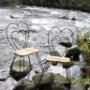 Love heart chairs