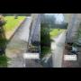 Exterior Concrete Path Clean Before & After