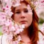 Hiding in the cherry blossoms